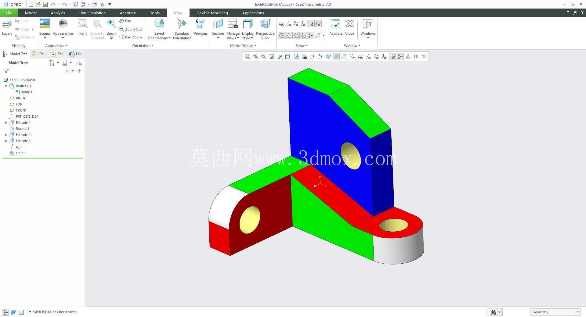�� Creo PTC ��ʵ�� 200 �� Modele 3D