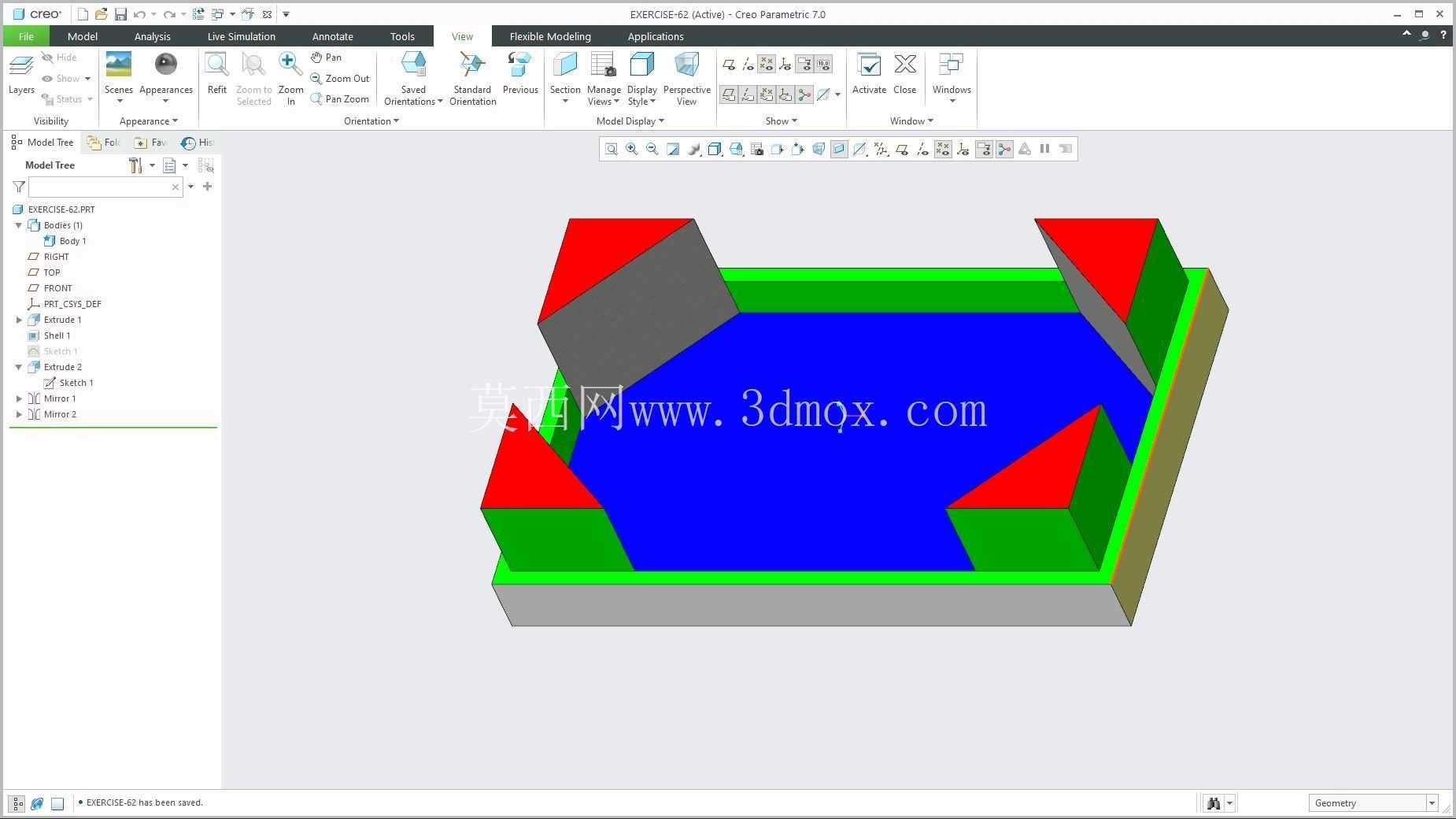 �� Creo PTC ��ʵ�� 200 �� Modele 3D