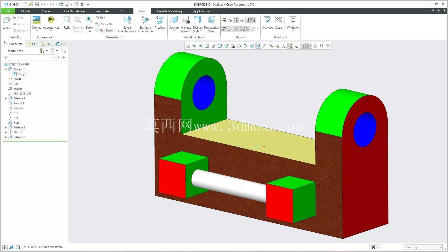 �� Creo PTC ��ʵ�� 200 �� Modele 3D