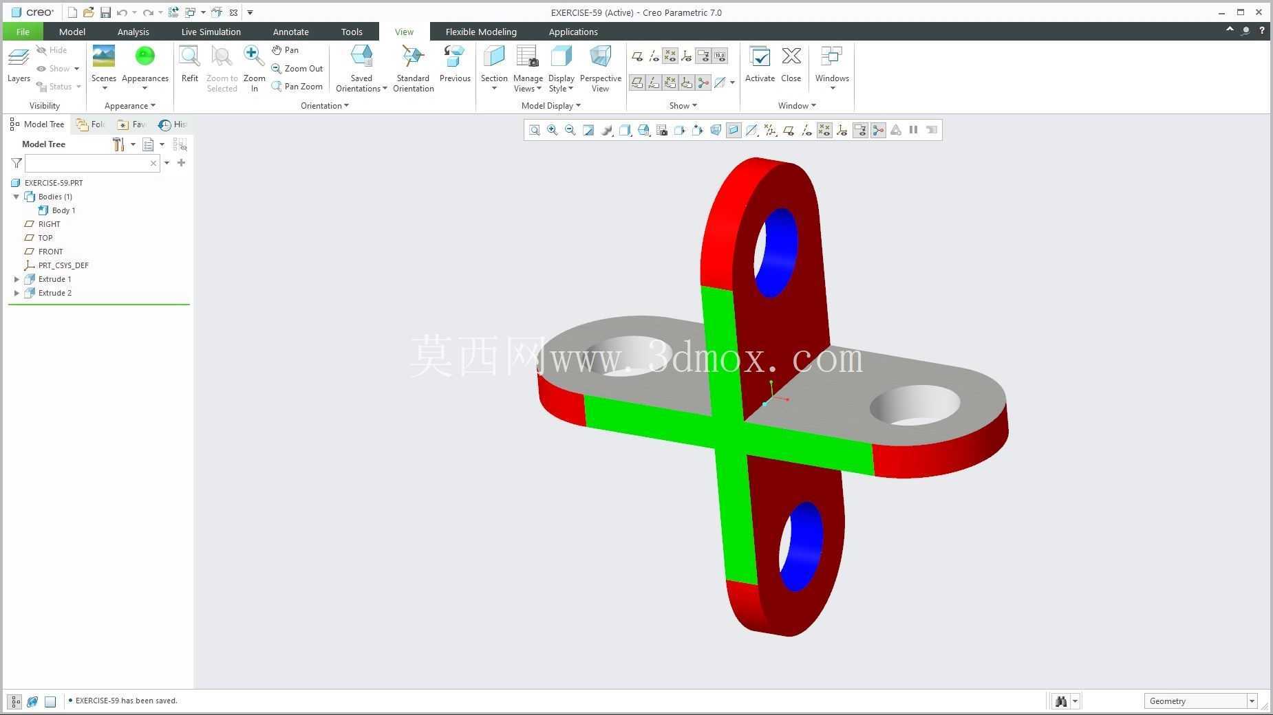 �� Creo PTC ��ʵ�� 200 �� Modele 3D