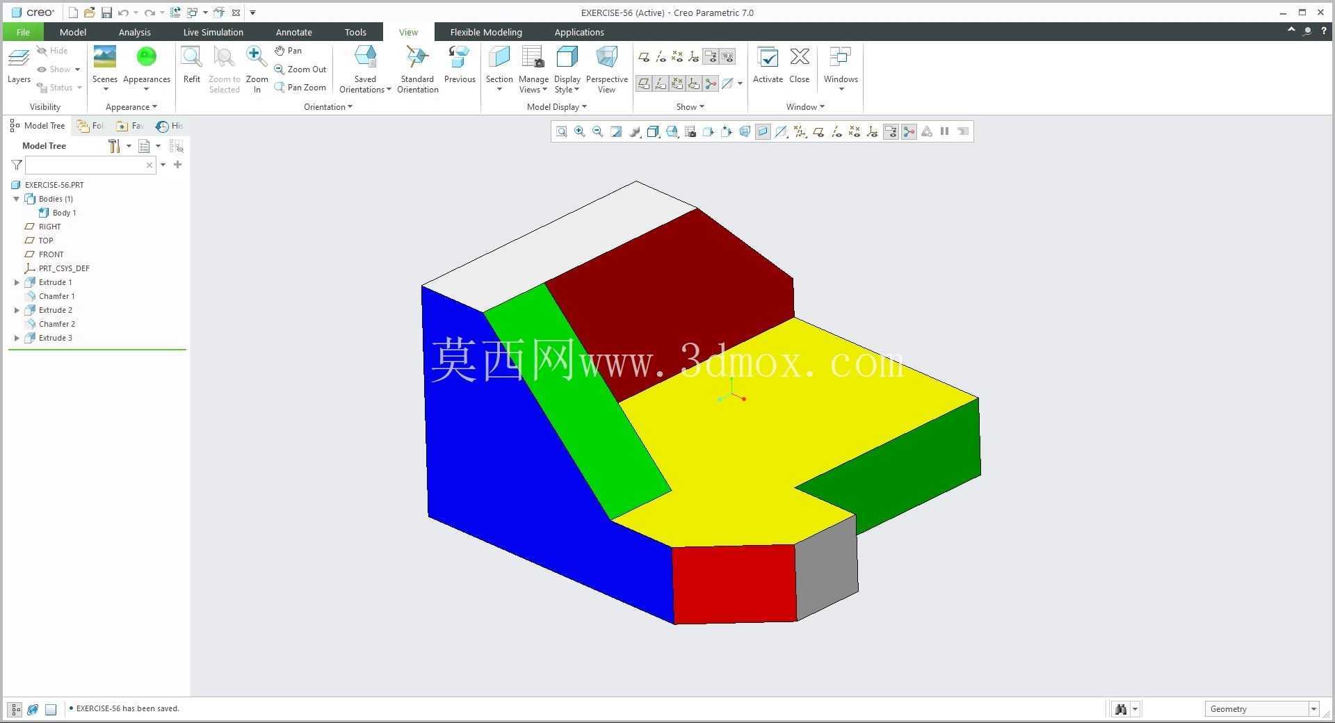 �� Creo PTC ��ʵ�� 200 �� Modele 3D