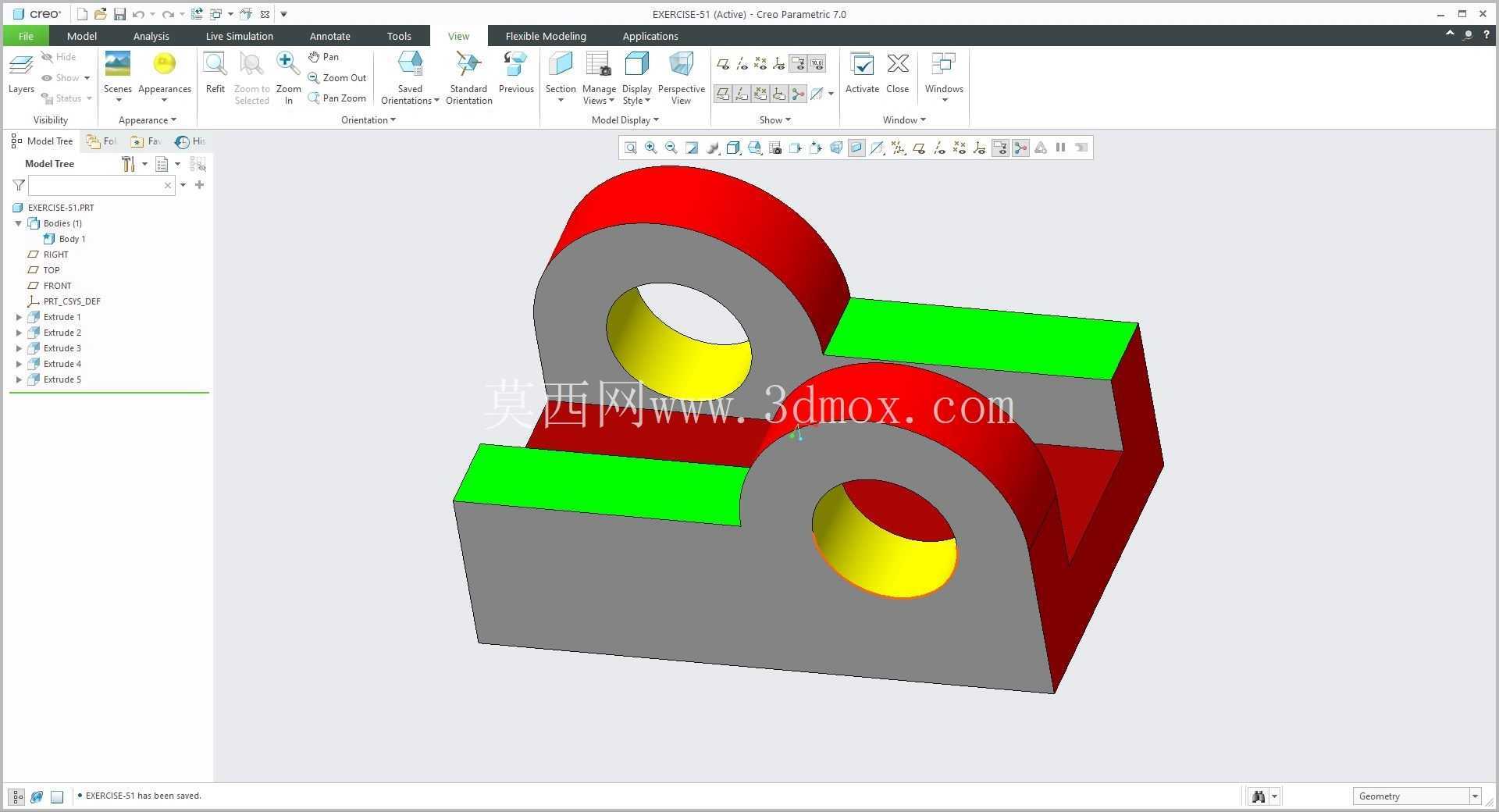 �� Creo PTC ��ʵ�� 200 �� Modele 3D