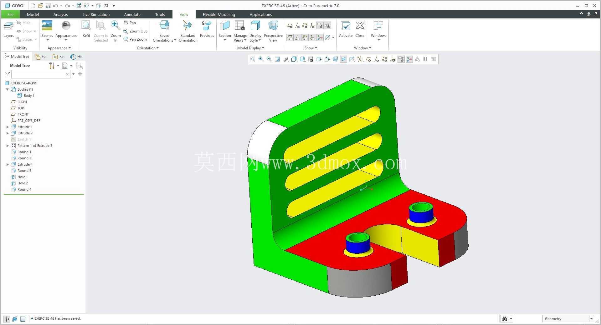 �� Creo PTC ��ʵ�� 200 �� Modele 3D