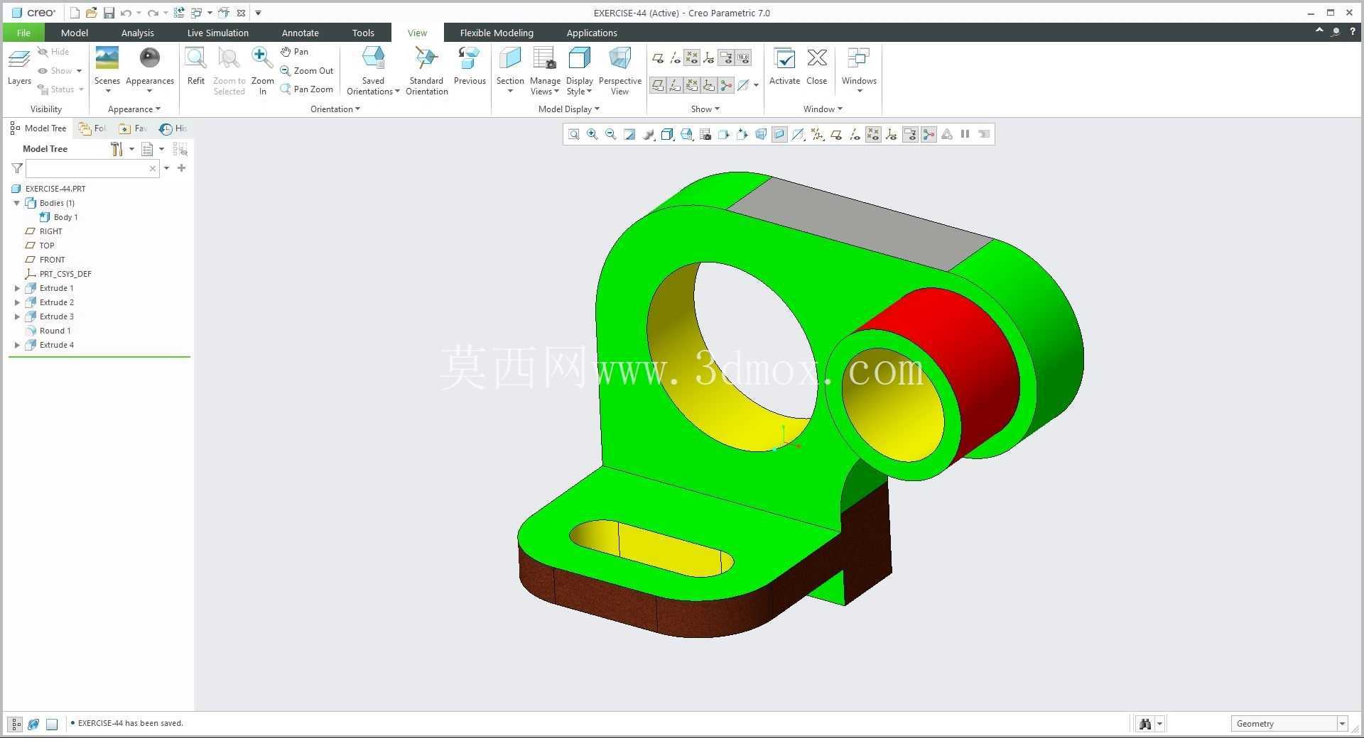 �� Creo PTC ��ʵ�� 200 �� Modele 3D