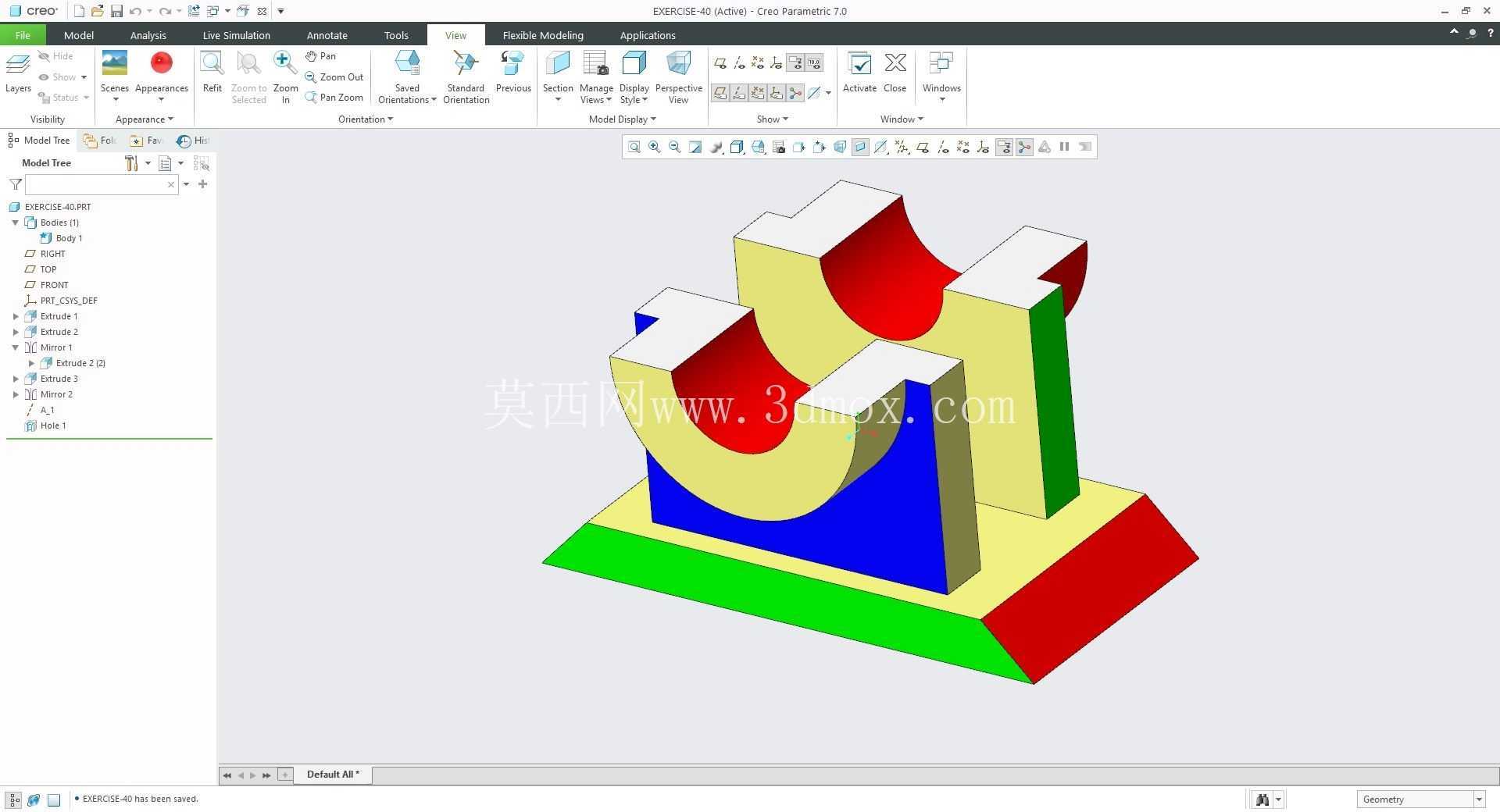 �� Creo PTC ��ʵ�� 200 �� Modele 3D