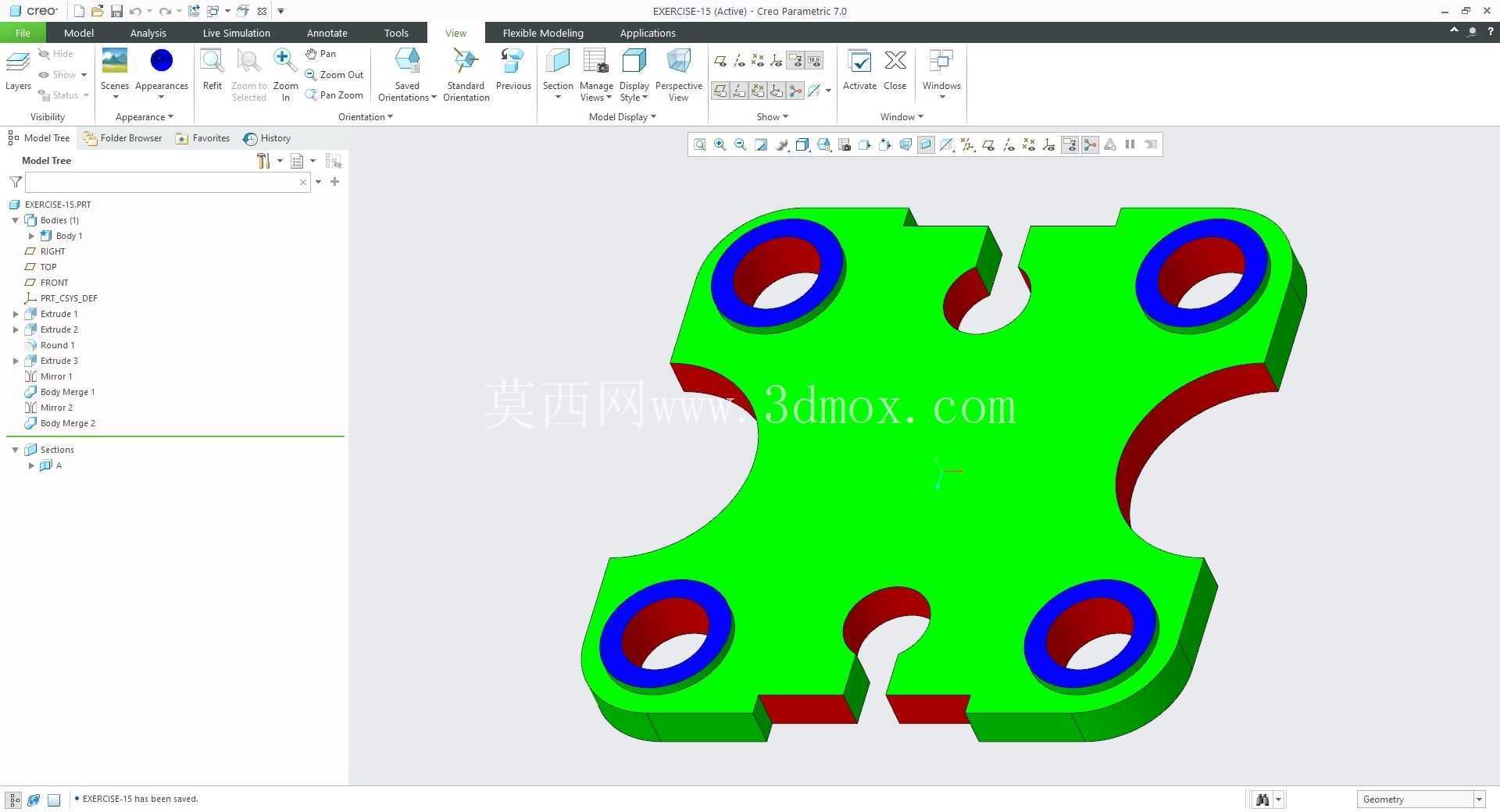 �� Creo PTC ��ʵ�� 200 �� Modele 3D
