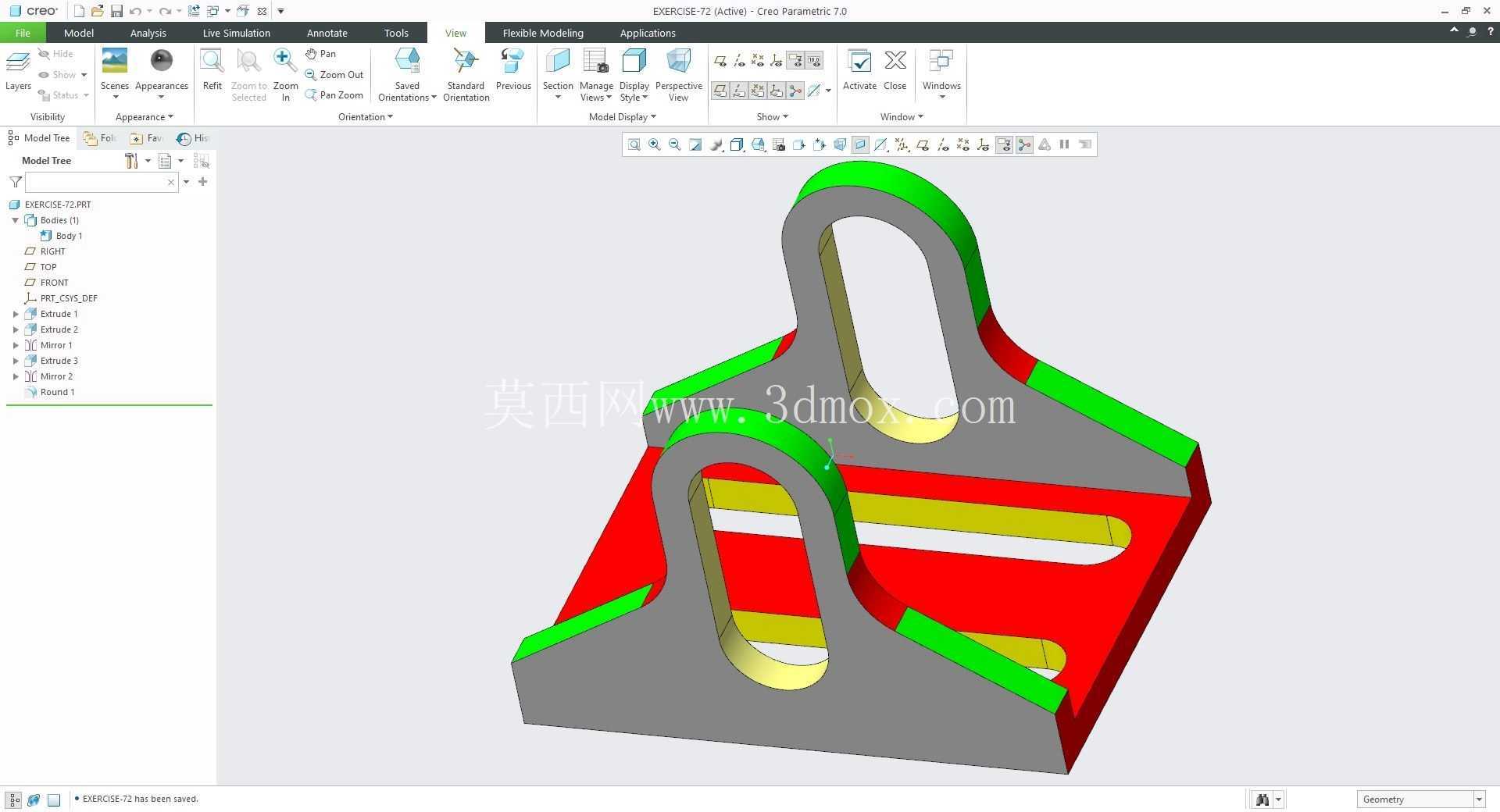 �� Creo PTC ��ʵ�� 200 �� Modele 3D