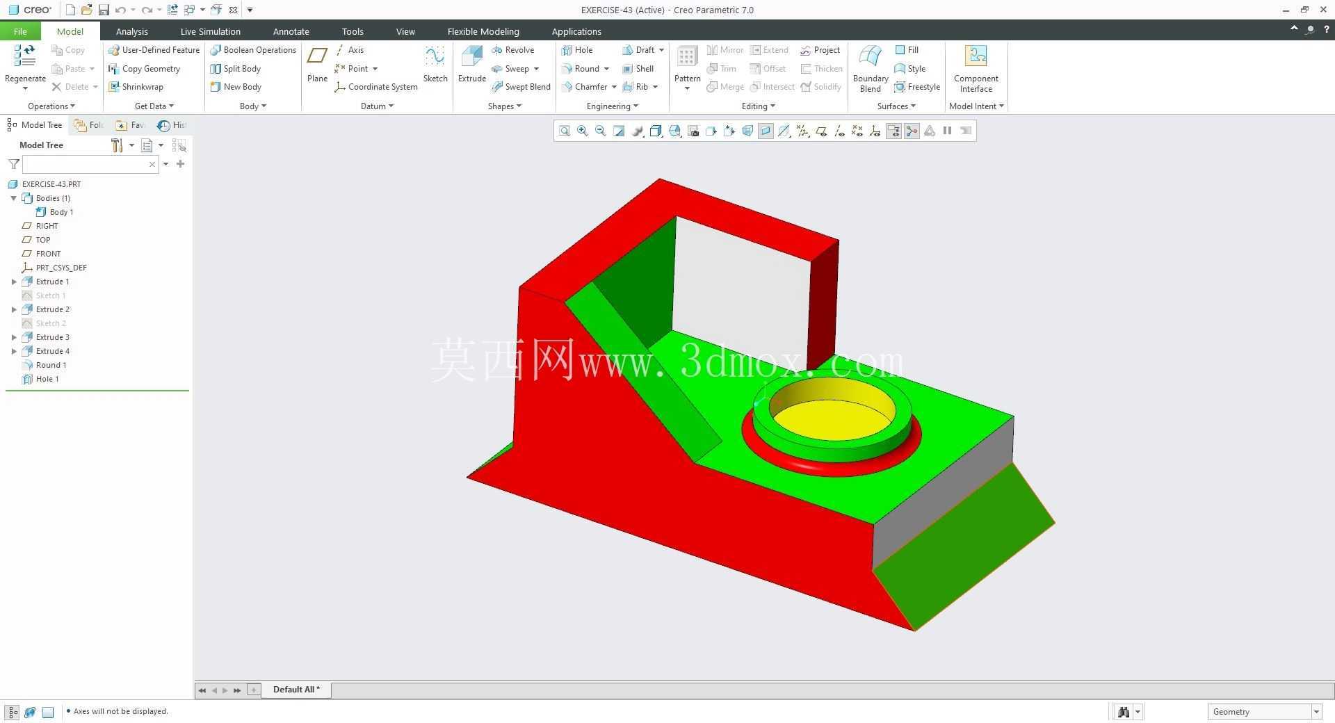 �� Creo PTC ��ʵ�� 200 �� Modele 3D