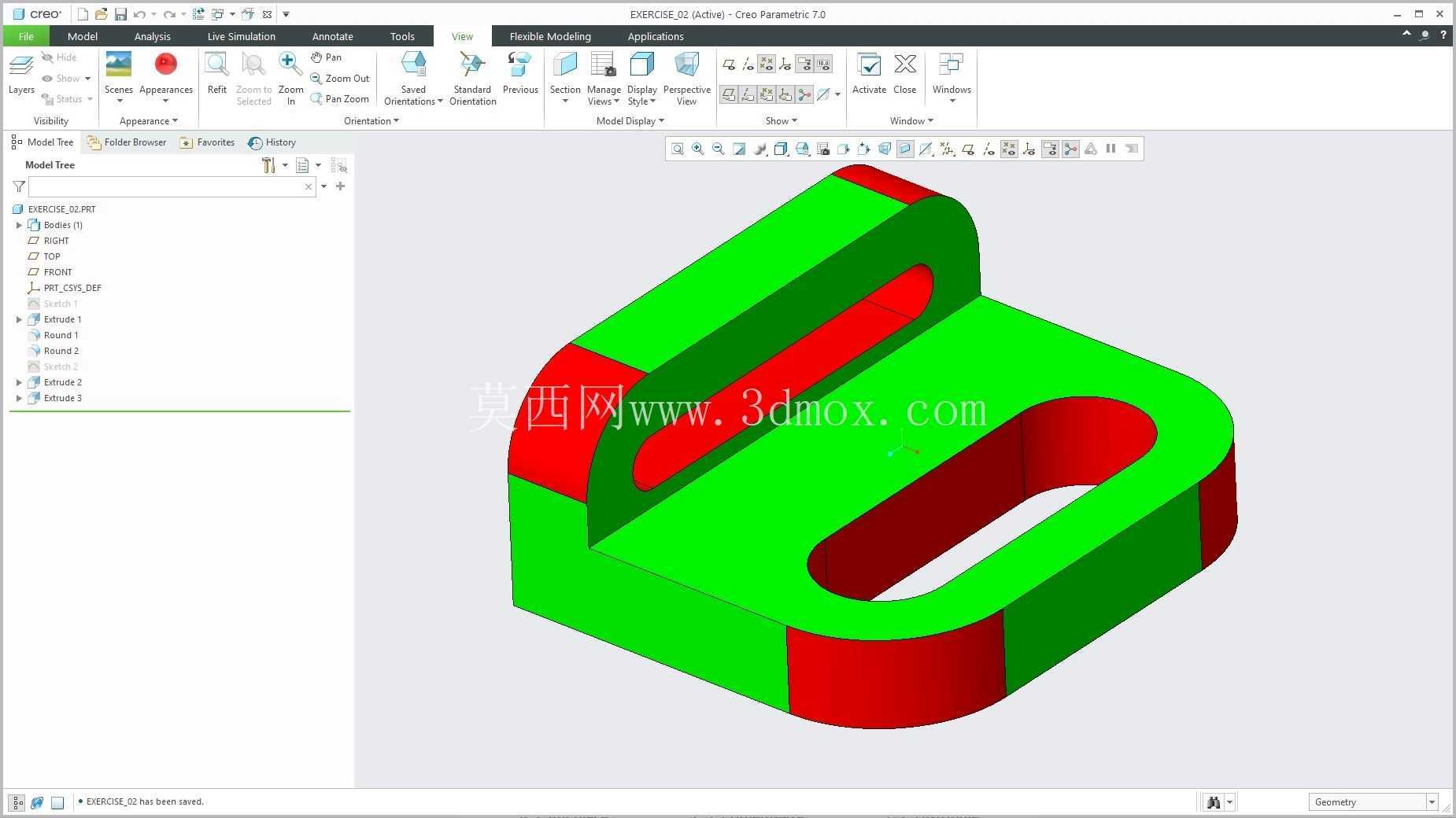 �� Creo PTC ��ʵ�� 200 �� Modele 3D