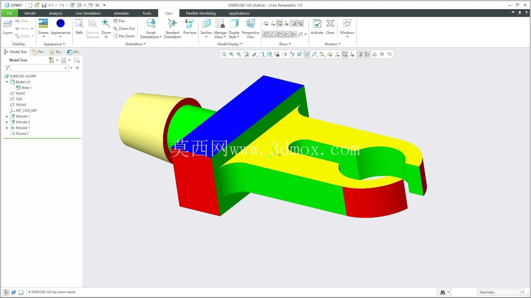 �� Creo PTC ��ʵ�� 200 �� Modele 3D