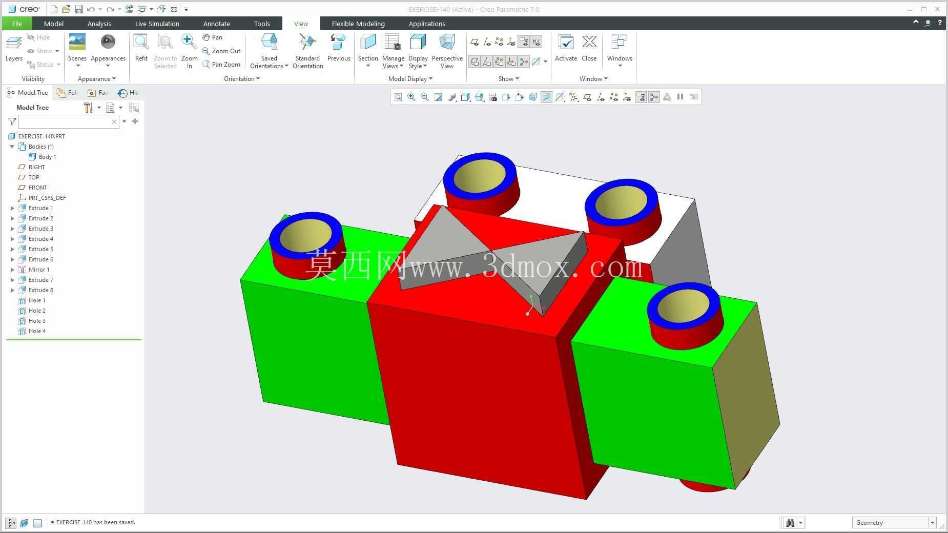 �� Creo PTC ��ʵ�� 200 �� Modele 3D
