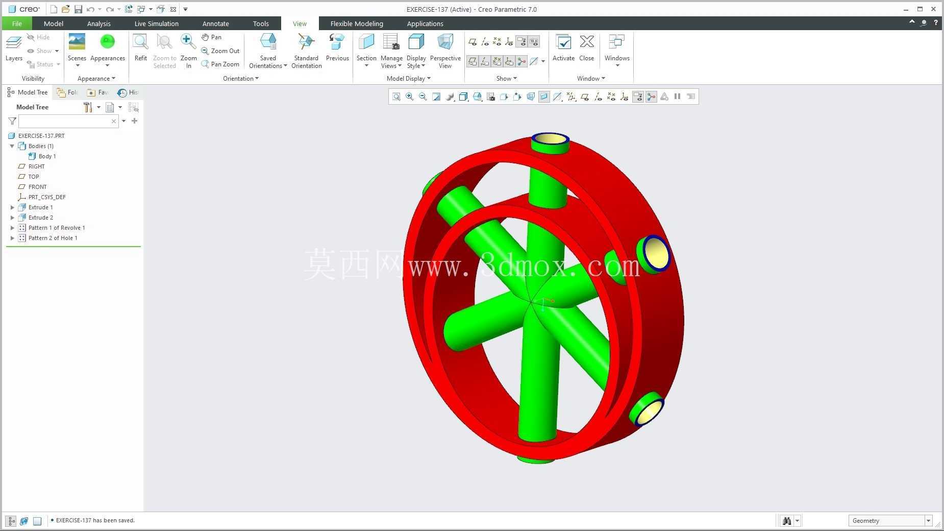�� Creo PTC ��ʵ�� 200 �� Modele 3D