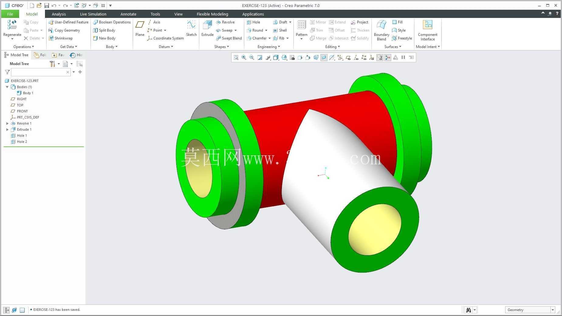 �� Creo PTC ��ʵ�� 200 �� Modele 3D