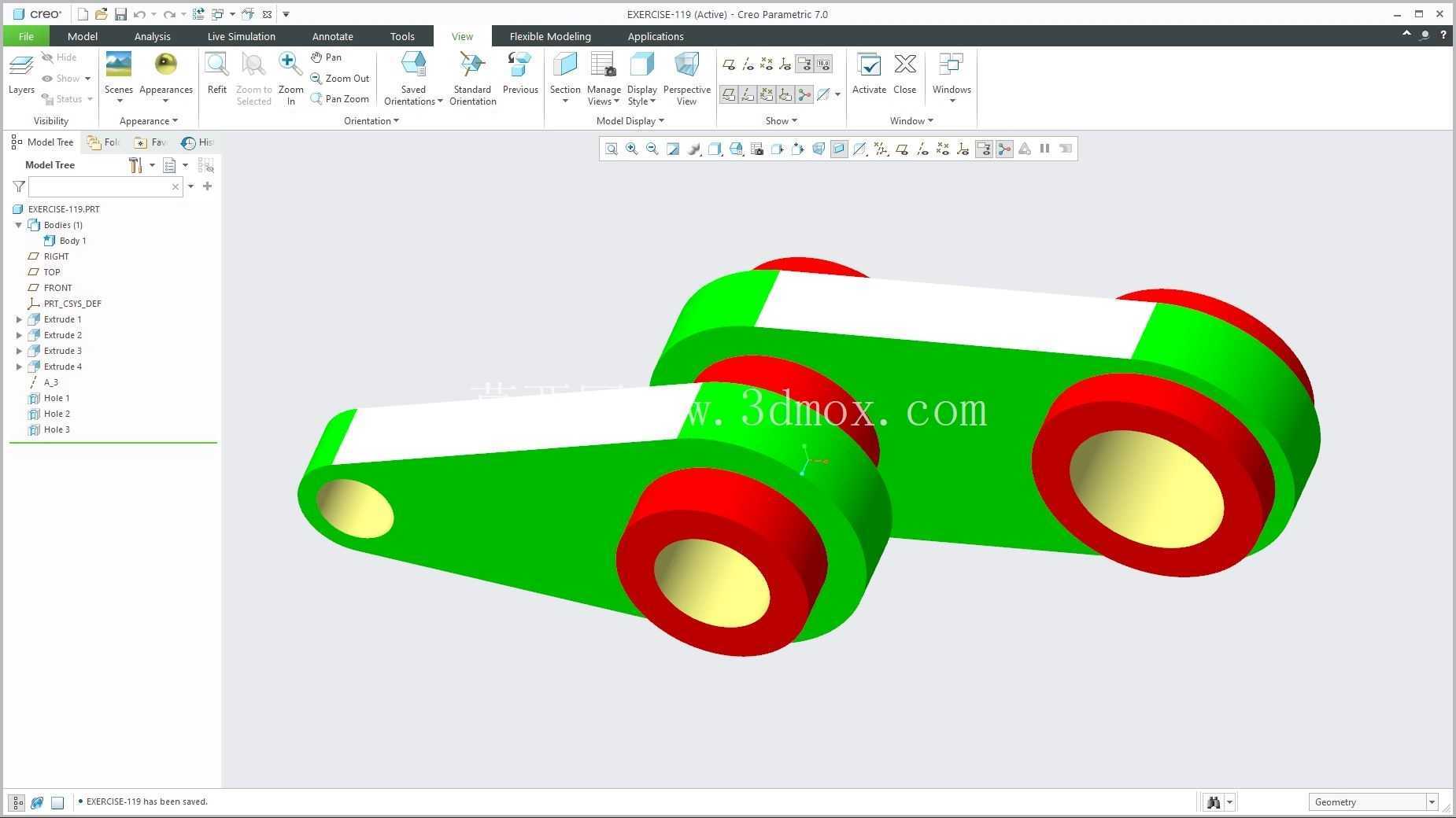�� Creo PTC ��ʵ�� 200 �� Modele 3D