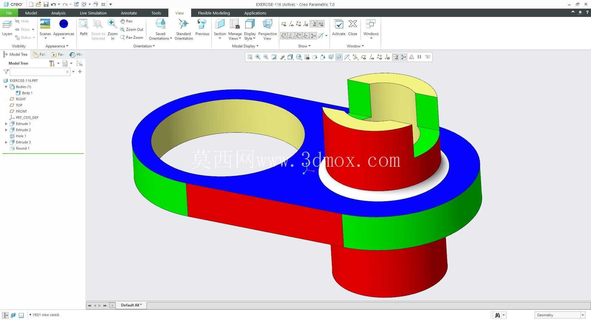 �� Creo PTC ��ʵ�� 200 �� Modele 3D