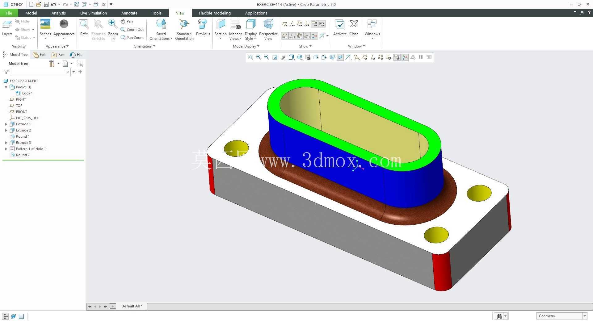 �� Creo PTC ��ʵ�� 200 �� Modele 3D