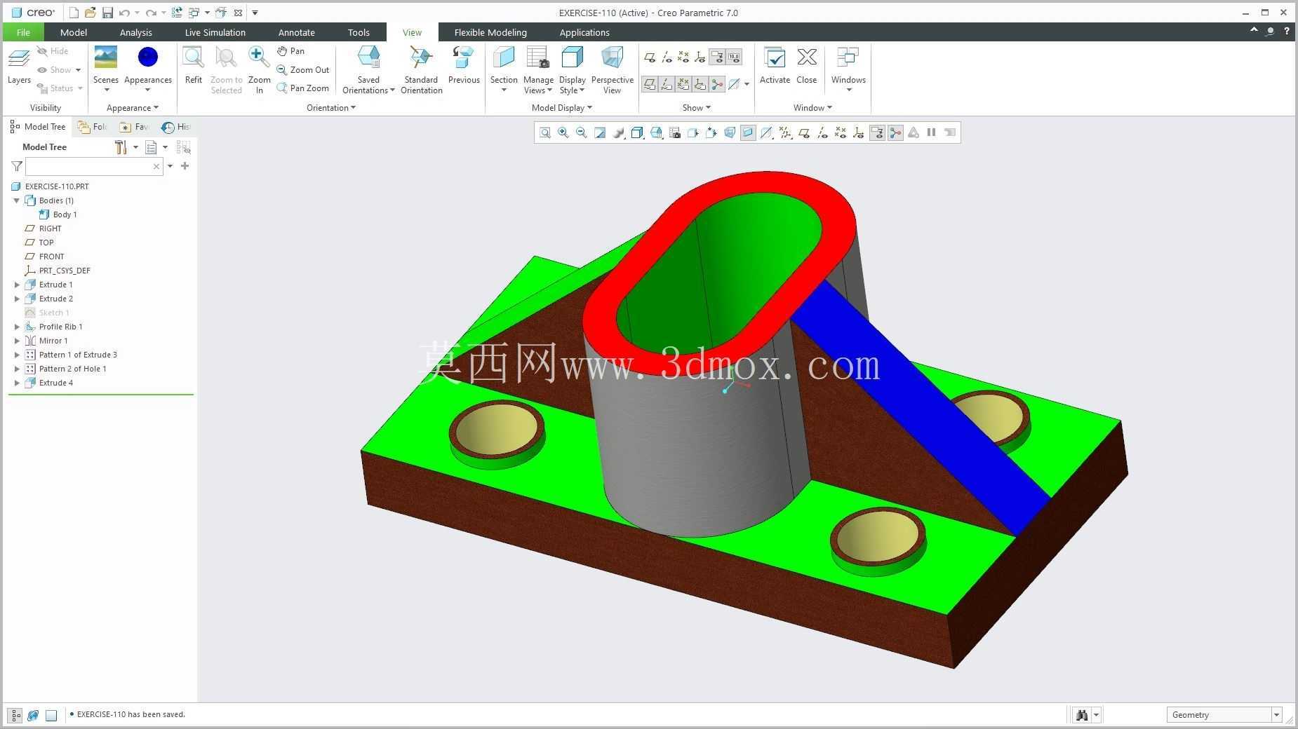 �� Creo PTC ��ʵ�� 200 �� Modele 3D