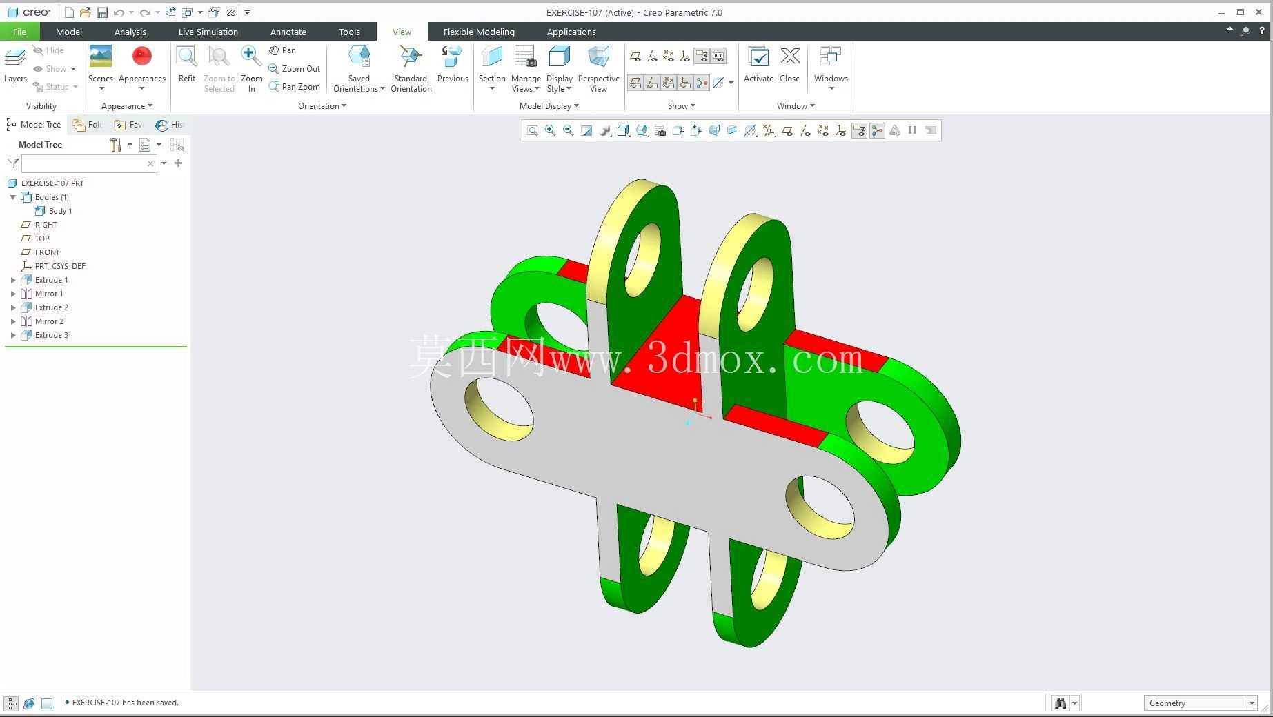 �� Creo PTC ��ʵ�� 200 �� Modele 3D