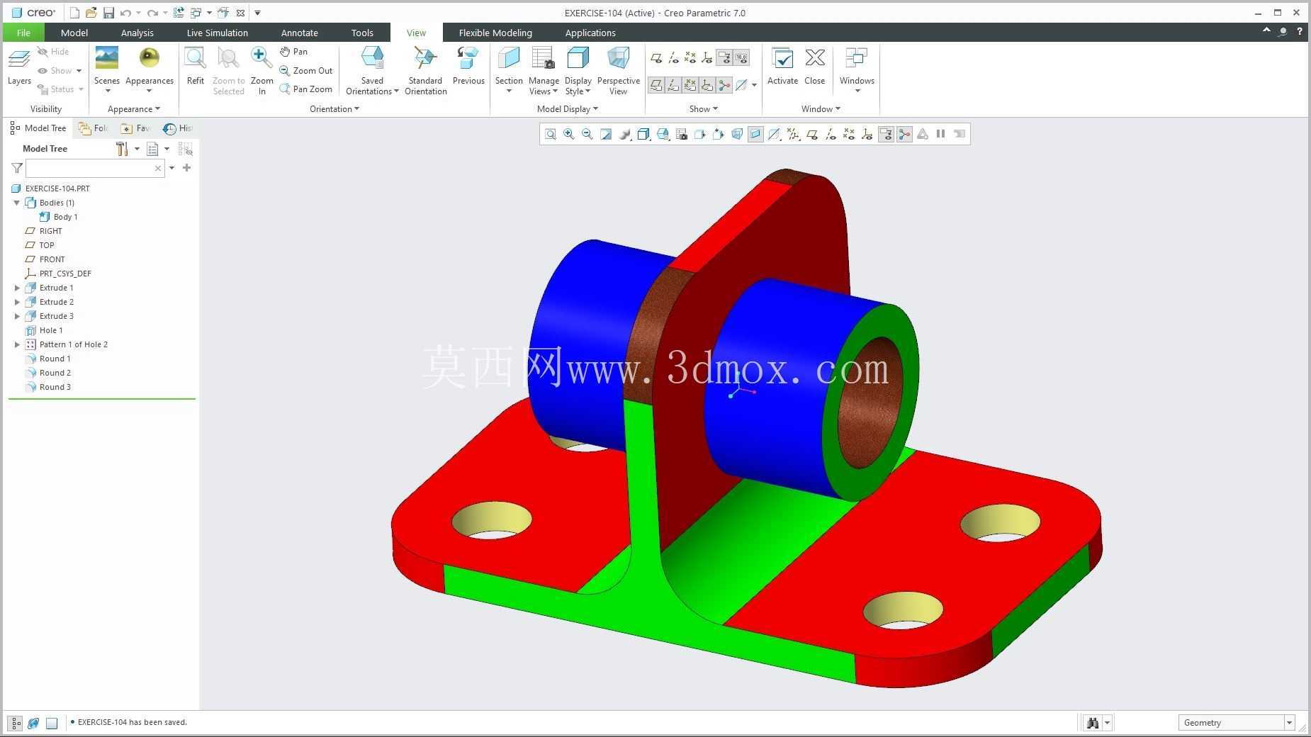 �� Creo PTC ��ʵ�� 200 �� Modele 3D