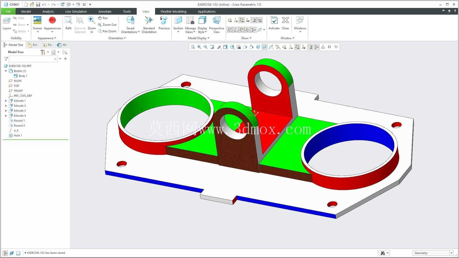 �� Creo PTC ��ʵ�� 200 �� Modele 3D