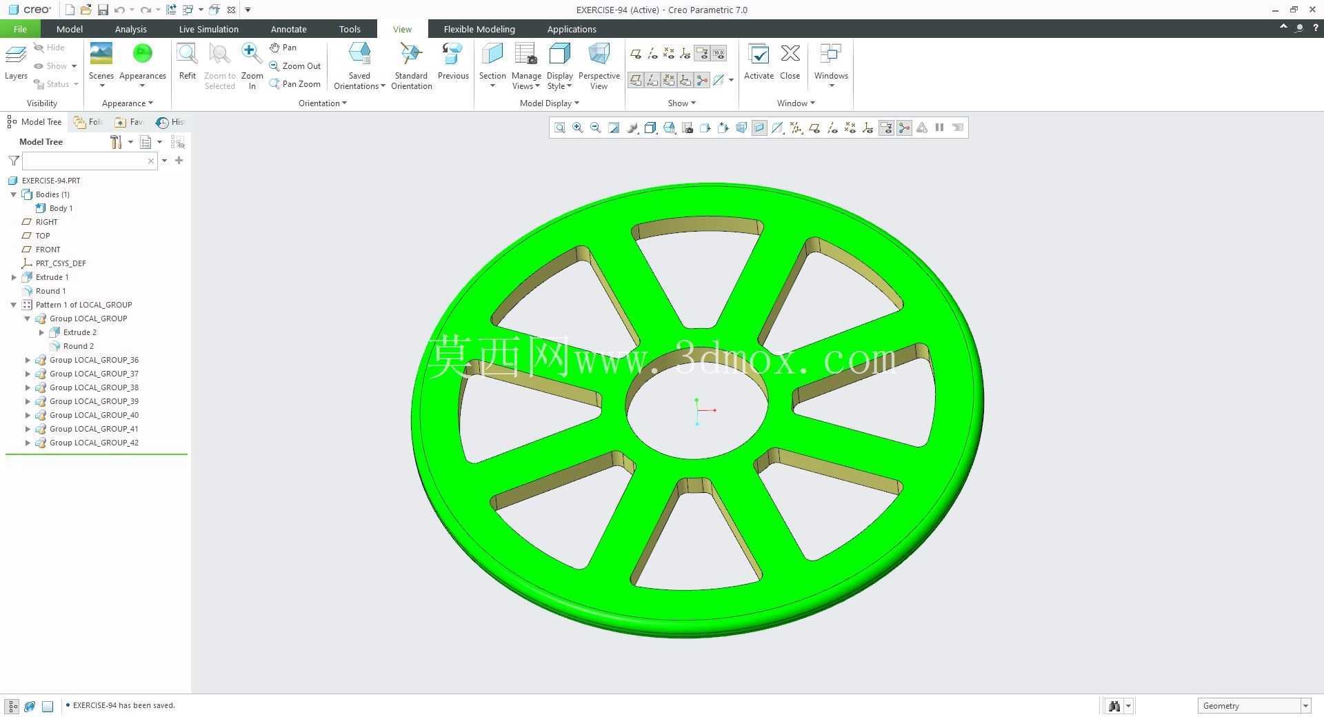 �� Creo PTC ��ʵ�� 200 �� Modele 3D
