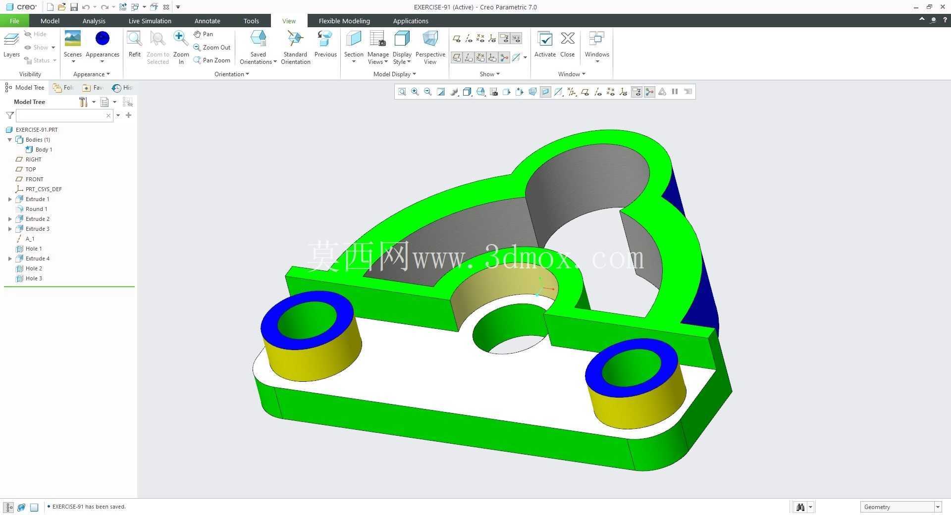 �� Creo PTC ��ʵ�� 200 �� Modele 3D