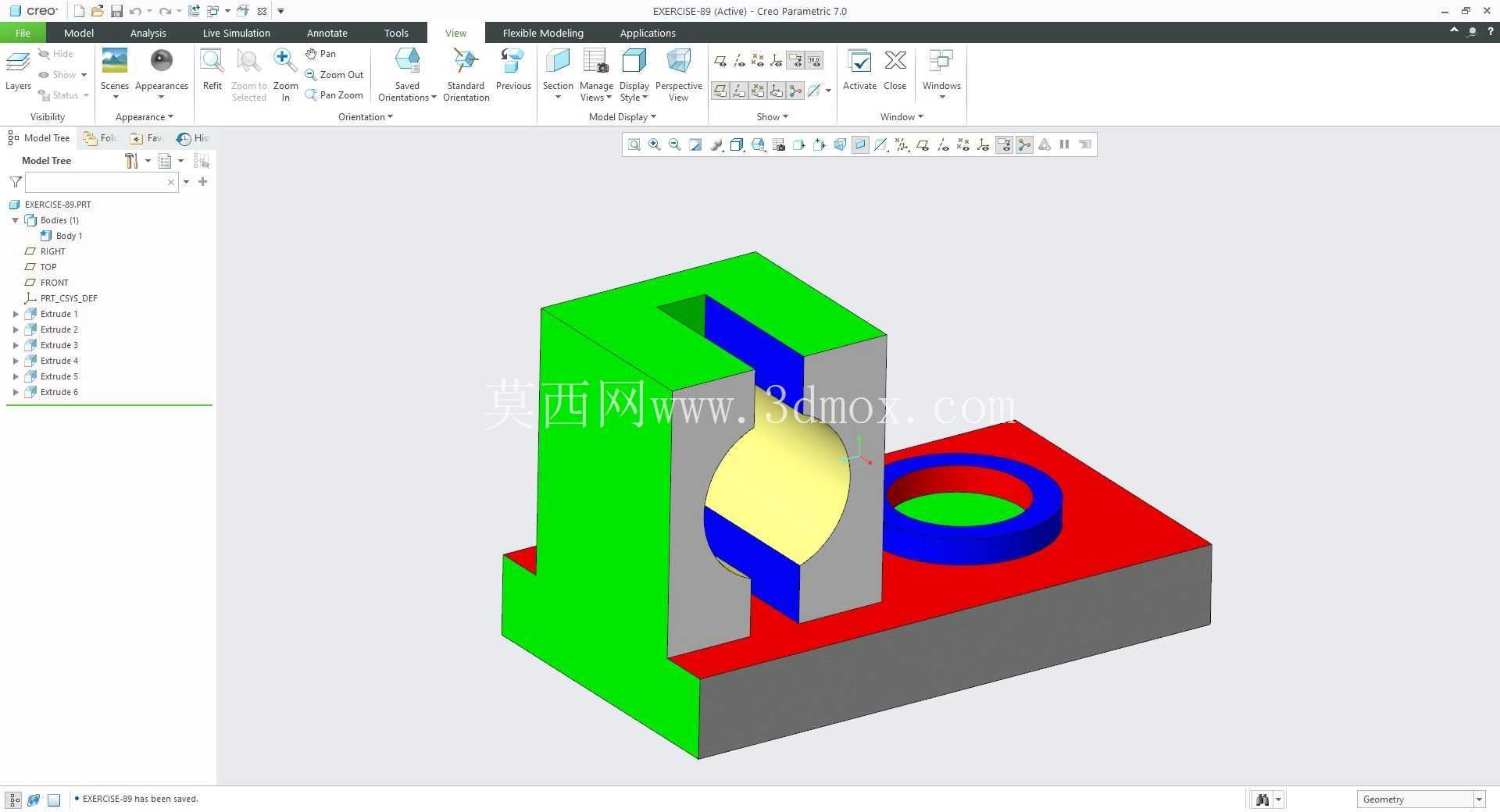 �� Creo PTC ��ʵ�� 200 �� Modele 3D