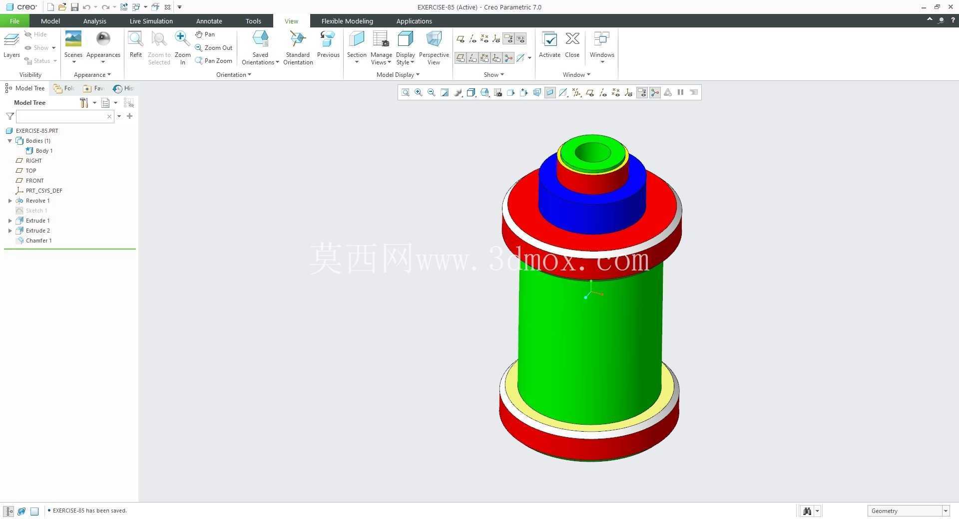 �� Creo PTC ��ʵ�� 200 �� Modele 3D