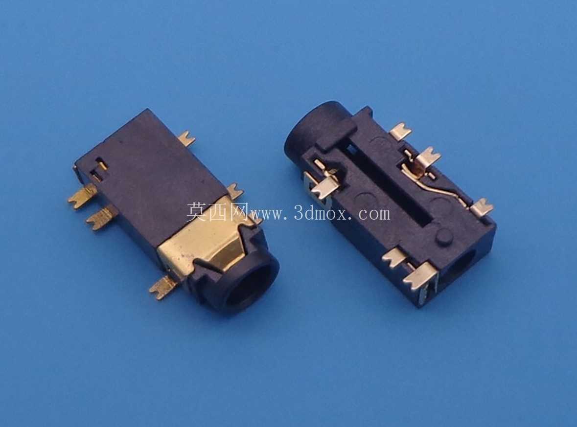 PJ311D (PJ-311D) SMD PCB 安装 3.5 毫米音频插孔母插座