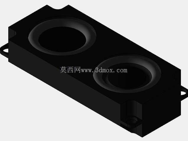 2 件音频便携式扬声器 10045 LED 电视扬声器 8 欧姆 5W 双振膜低音