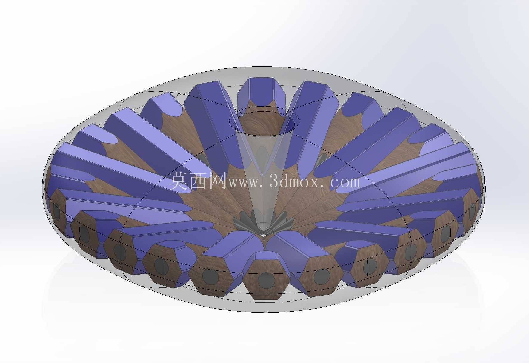 Stratasys J55 | \"Pebble\" Studies_01-触控笔支架