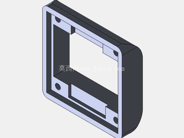 0.96\" OLED 显示屏安装边框