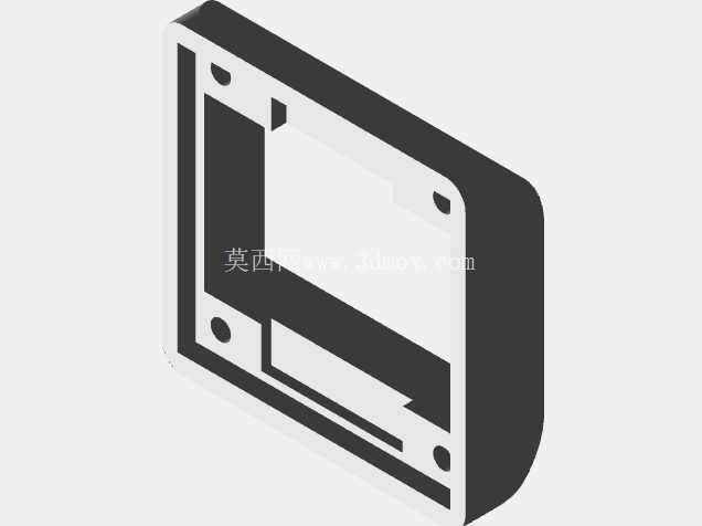 0.96\" OLED 显示屏安装边框