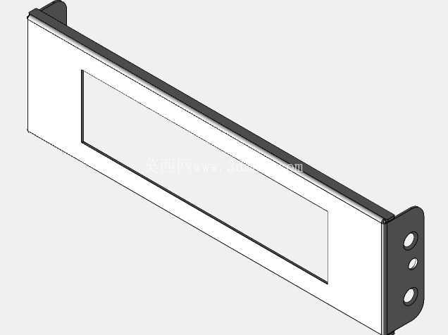 联力全塔式机箱3D钣金件