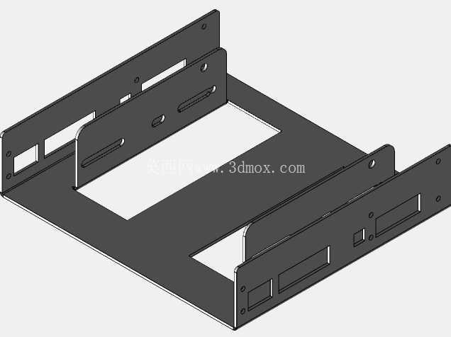 联力全塔式机箱3D钣金件
