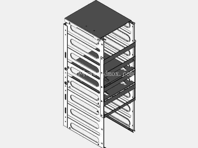 联力全塔式机箱3D钣金件
