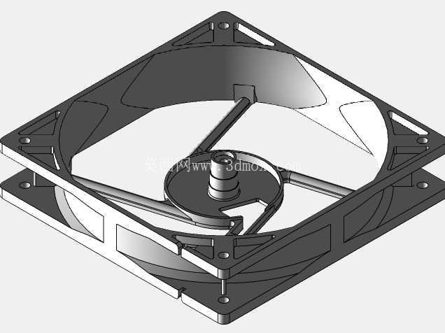 联力全塔式机箱3D钣金件