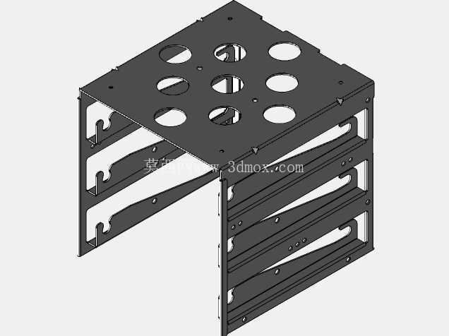 联力全塔式机箱3D钣金件
