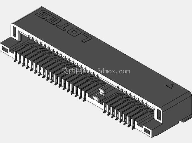 LOTES MINI-PCIE MSATA 4.0H 52P 连接器