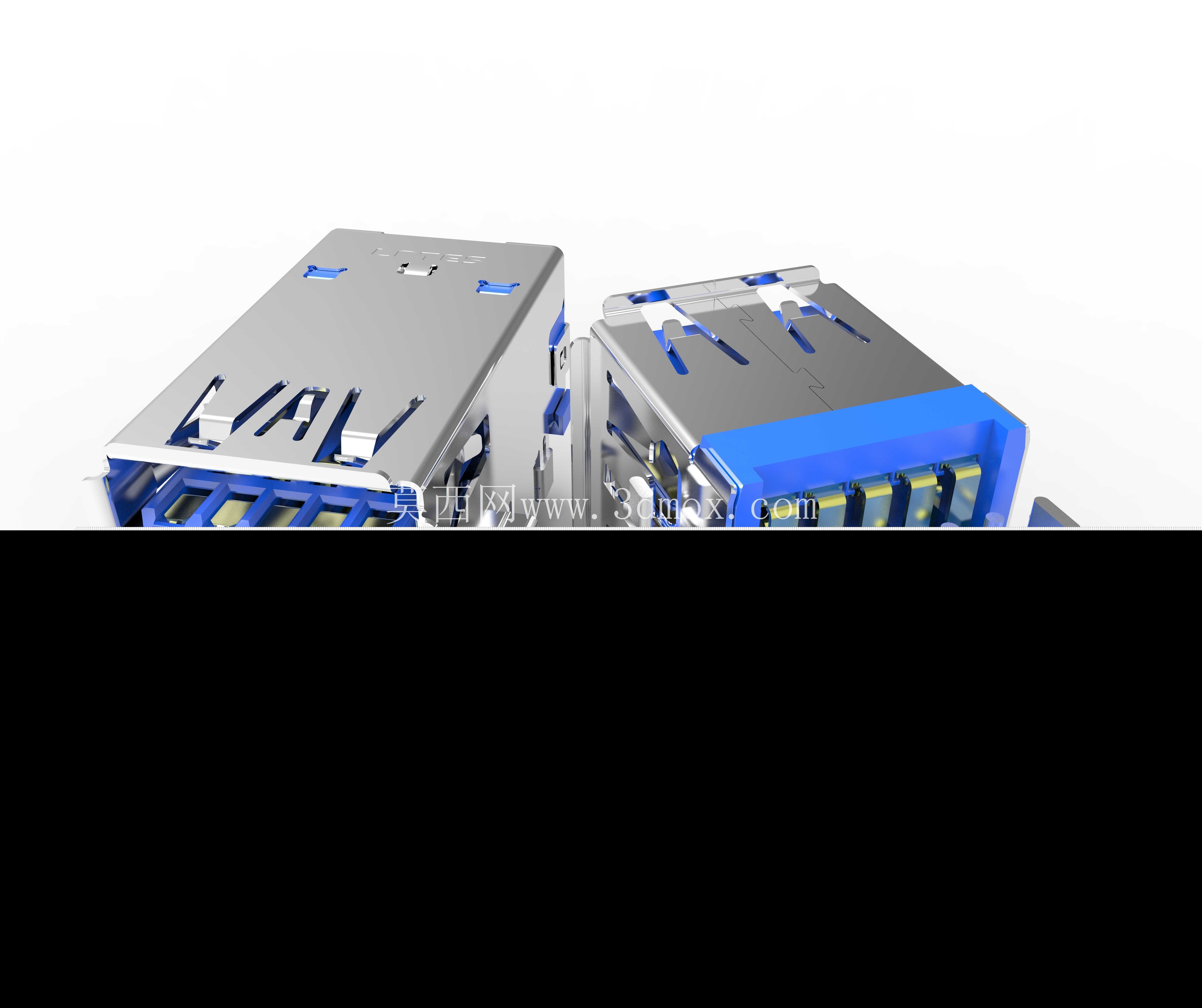 ˫ USB3.0 ��ͷ������ LOTES
