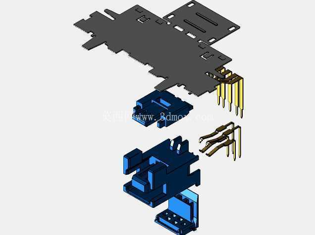 USB3.0 typeB MOLEX �˿� USB B �ͽӿ�