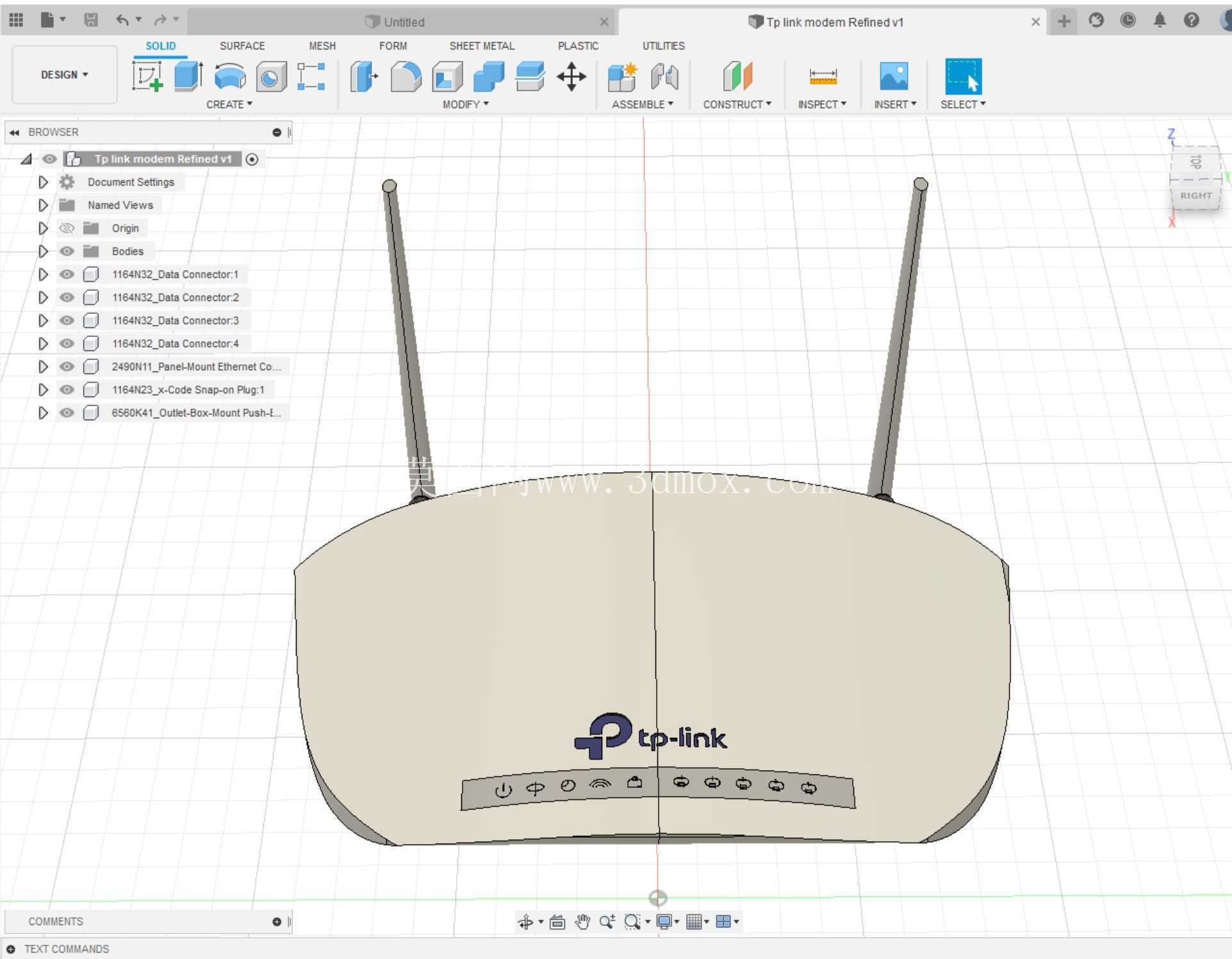 TP 链路调制解调器路由器(300Mbps 无线 N ADSL2+)