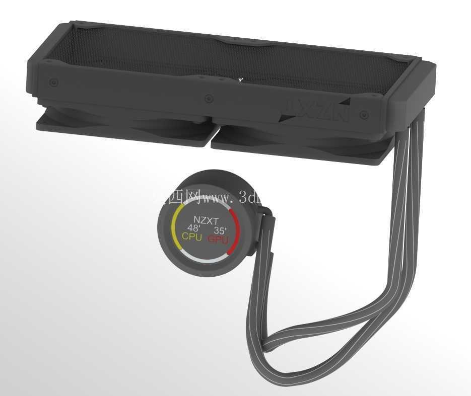 NZXZ Kraken Z63 280mm ��ˮ�ܣ��� LCD ��ʾ��