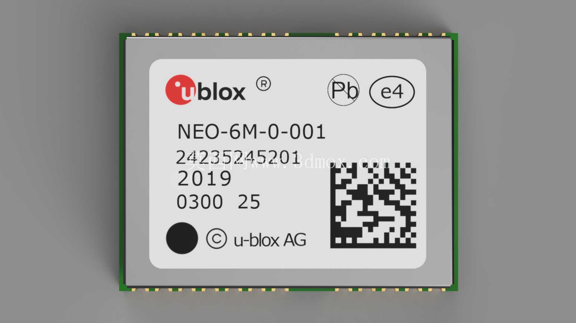 U Blox NEO-6M-0-001GPS芯片