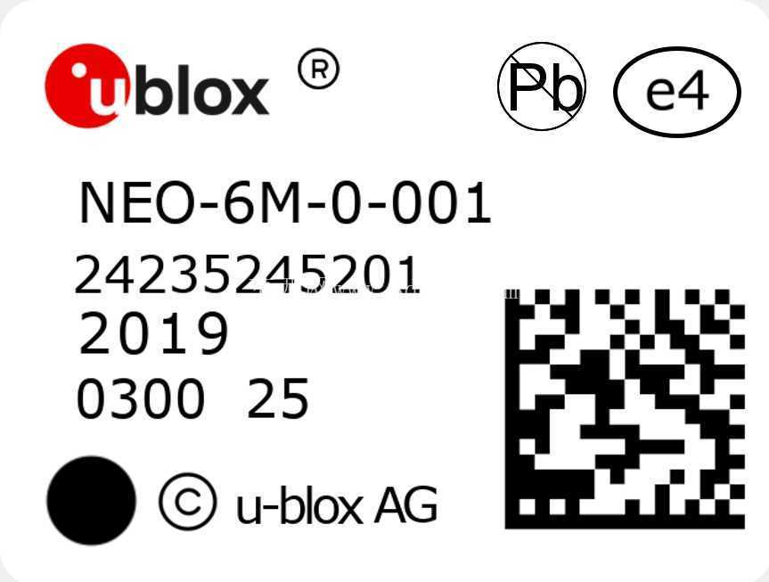 U Blox NEO-6M-0-001GPS芯片