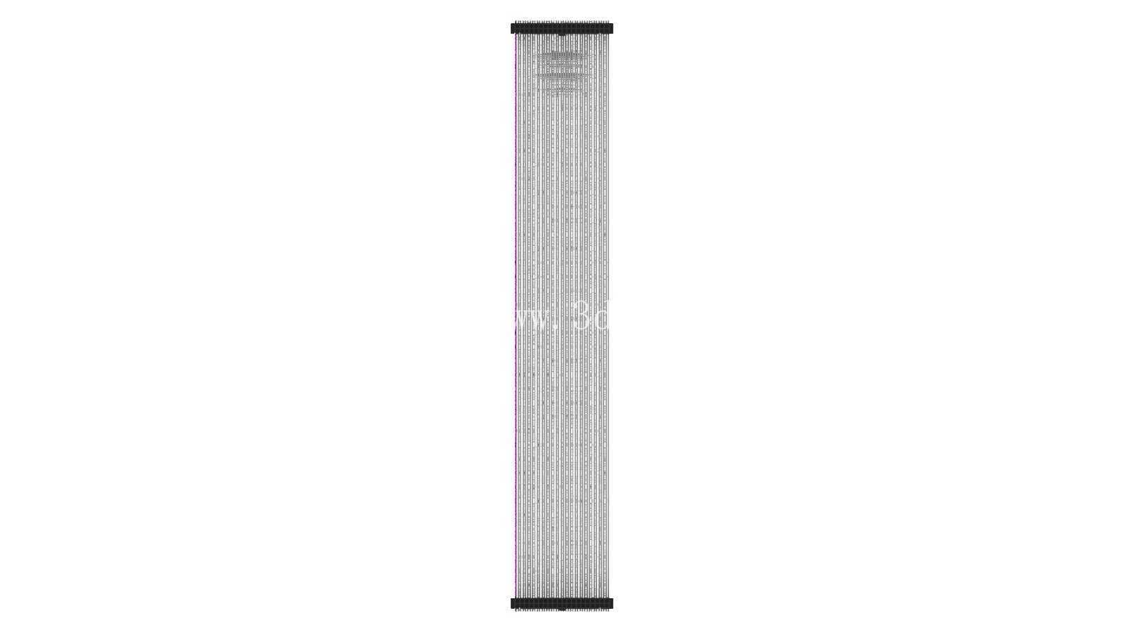 电缆 IDC 40 位矩形插座到插座