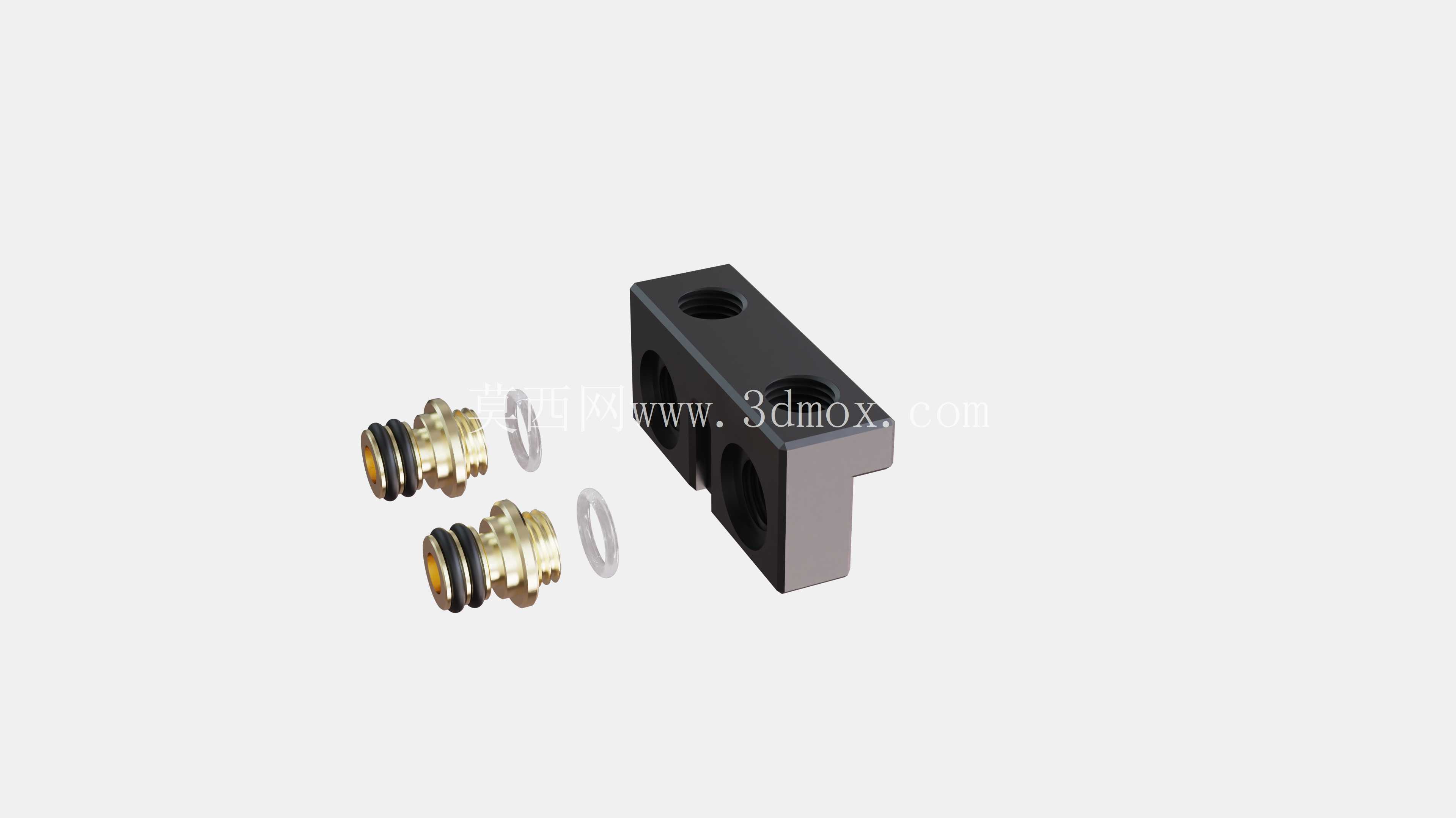 华硕 ROG Ryujin III 硬管转换器。