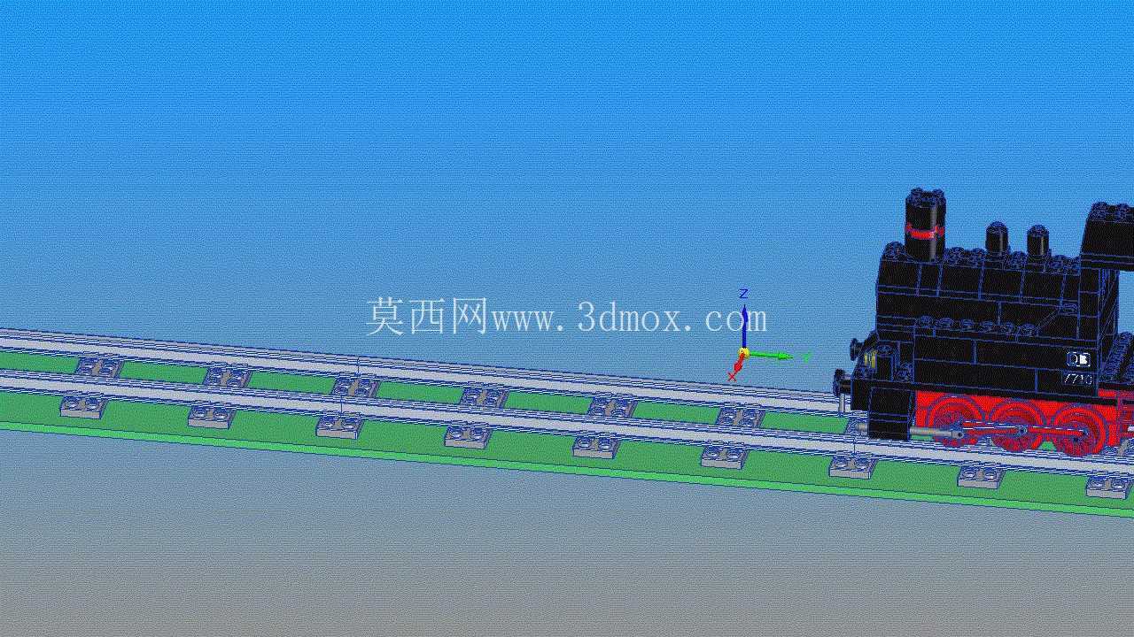 乐高复古 7710 机车