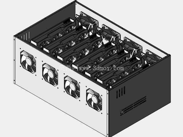 硬币挖矿-Madencilik ??in 6-8 Gpu ( Ekran Kart? ) Destekli Kapal? Kasa