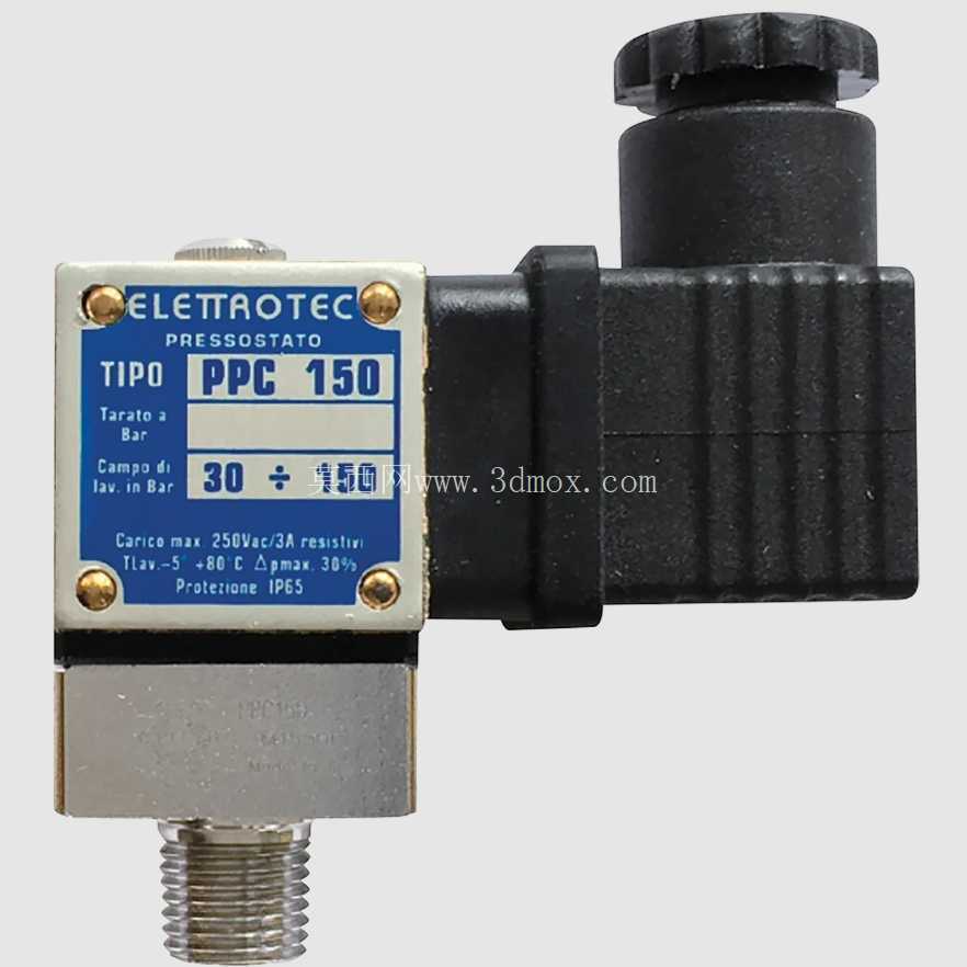 Elettrotec PPC300 - Ppc 1/4\" 可调按压开关